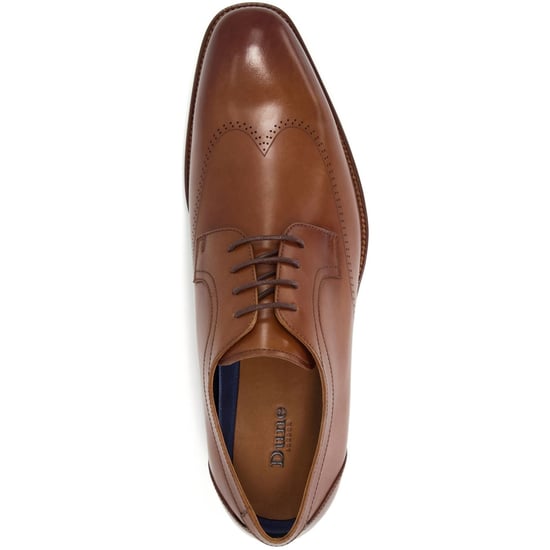 Dune Sheath Leather Men's Tan Oxford Shoes - Image 3