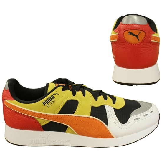 Puma RS-100 x Roland Leather Suede Lace Up Mens Trainers 368405 01 B124E