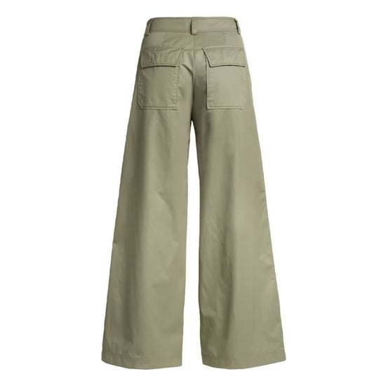 Parajumpers Amazonas Sage Green Wide Flared Trousers