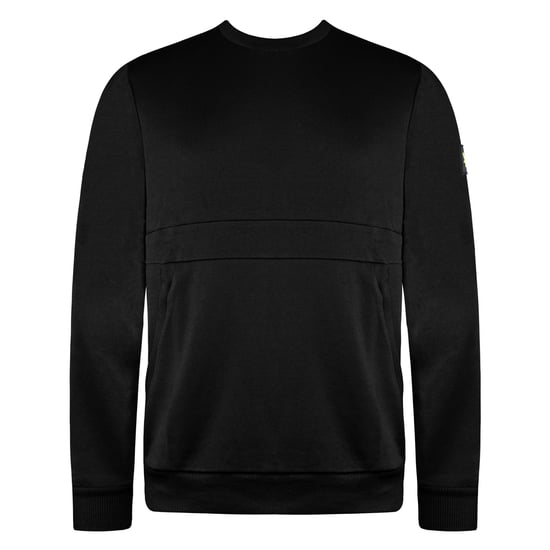 Suéter negro para hombre de bolsillo de Lyle & Scott - Image 1