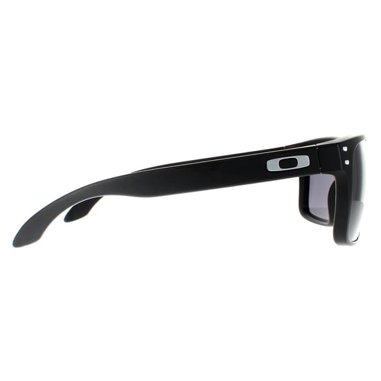 Gafas de sol Oakley Rectangle para hombre en negro mate con lentes Prizm gris. - Image 4