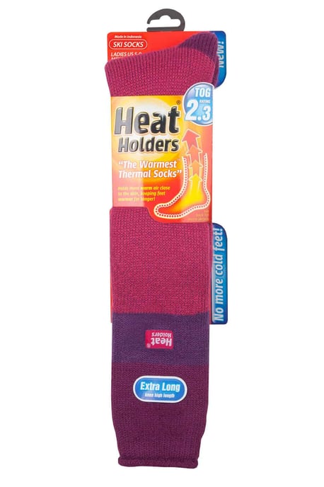 Calcetines térmicos de esquí de mujer 2.3 TOG extra largos hasta la rodilla - Image 2