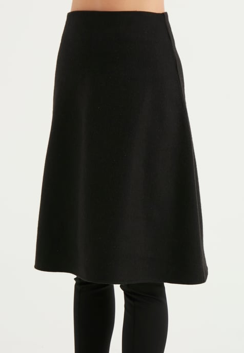 Wool Look Midi Skirt - Image 5