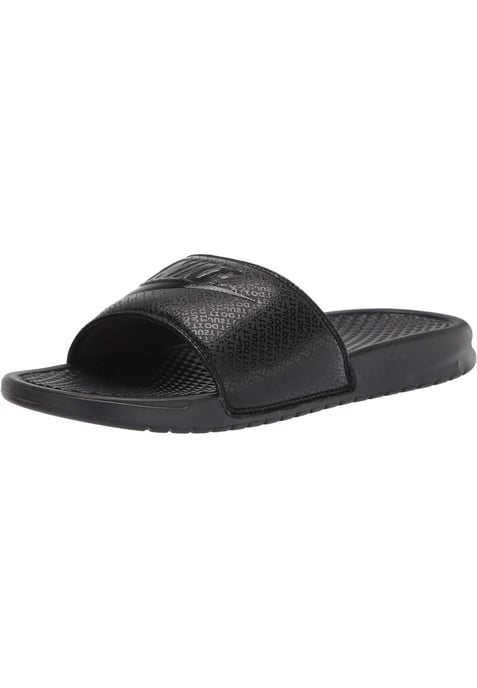 Chanclas Nike Benassi Slip On en negro/negro - Image 2
