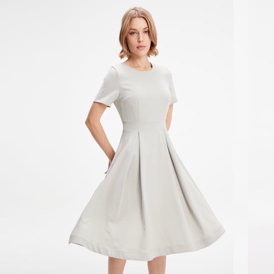 Fit-and-flare classic dress - Image 1