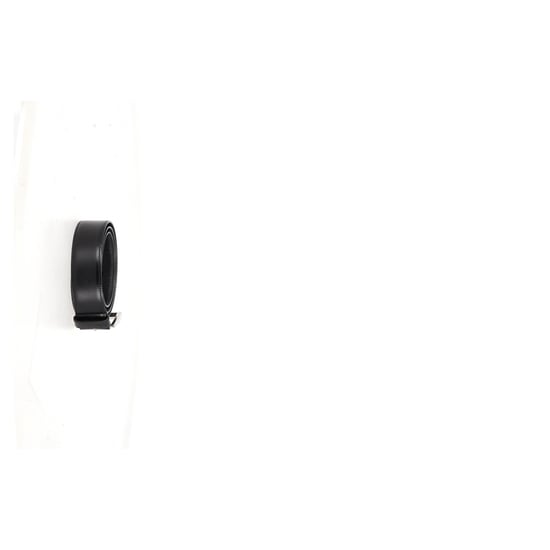Prada Silver Buckle Belt in Black Leather - Image 5