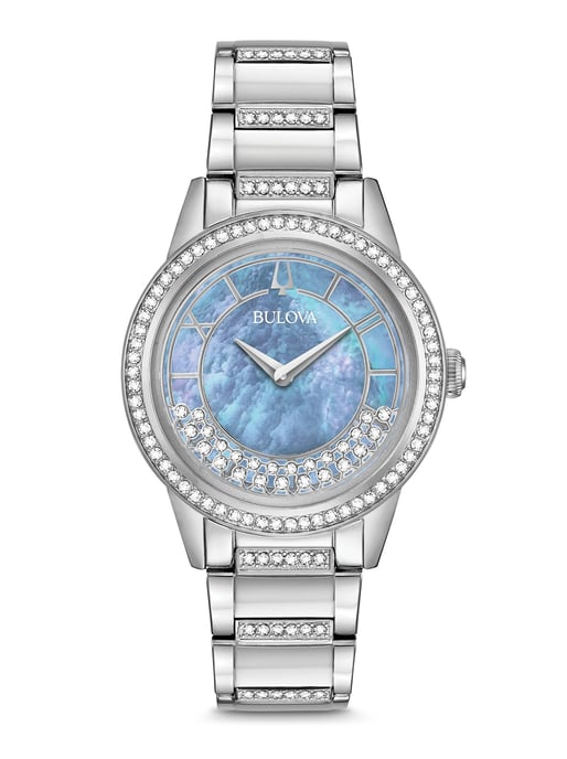 Bulova Turnstyle Women's Silver Watch 96L260 - Image 1