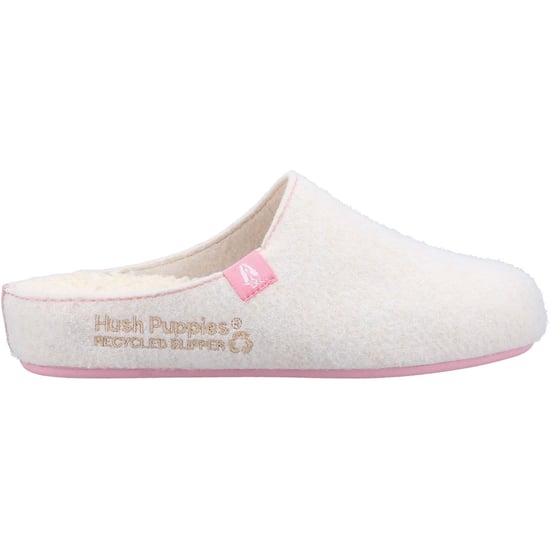 Hush Puppies The Good 90% Recycled RPET Polyester Women's Beige Slippers - Image 1