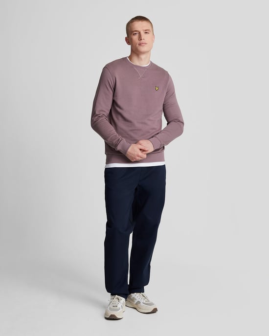 Sudadera tipo jersey violeta malva Highland con marca Lyle & Scott - Image 2