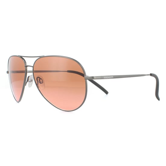 Serengeti Sunglasses Carrara 8453 Matte Dark Gunmetal Mineral Drivers Brown Gradient