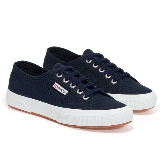 Superga Unisex Adult 2750 Cotu Classic Vegan Trainers (Navy/White) - Image 1