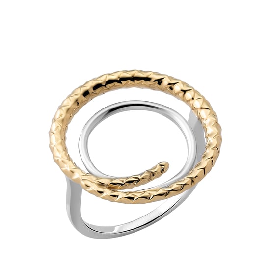 Orphelia Women's 925 Sterling Silver Ring - Silver/Gold ZR-7499 - Image 3