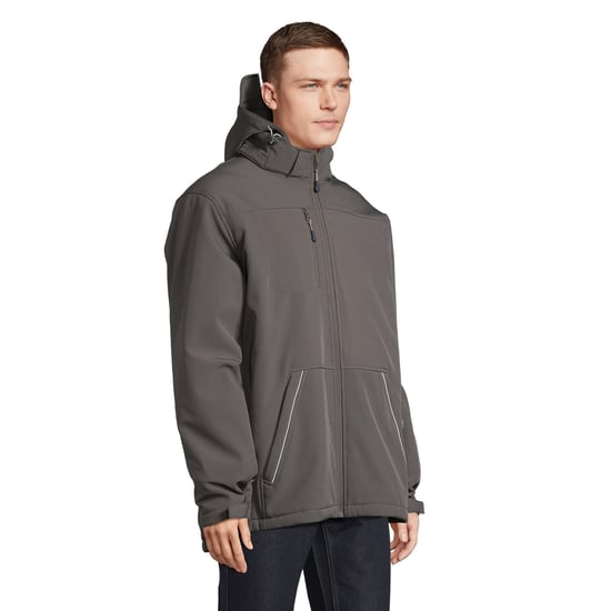 SOLS Mens Rock Padded Soft Shell Jacket (Charcoal Grey) - Image 3