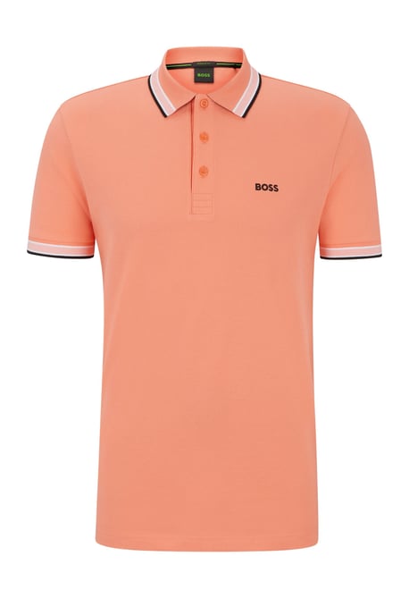 Boss Paddy Polo Shirt Open Red - Image 1