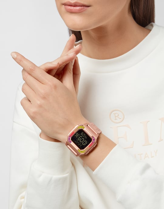 Philipp Plein Hyper $hock Unisex's Rose Gold Watch PWHAA0821 - Image 3