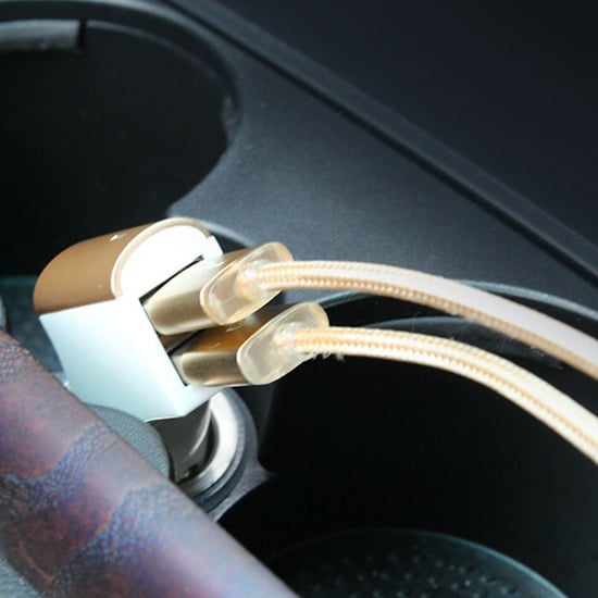 FX Factory Powabud Twin Socket USB 2.1A Car Charger [Gold]