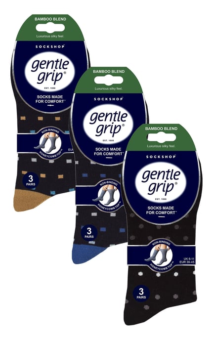 Paquete de 9 calcetines de bambú para hombre - SOMRM091011 - Image 2