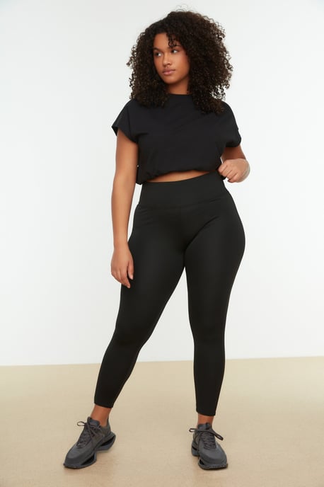 Trendyol Women's High Waist Skinny Plus Size Sports Leggings - Image 2