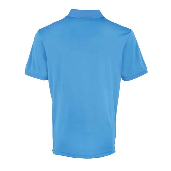 Premier Mens Coolchecker Pique Polo Shirt (Sapphire Blue) - Image 2