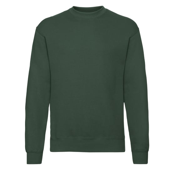 Fruit Of The Loom Mens Classic Drop Shoulder Sweatshirt (Bottle Green) - Image 1