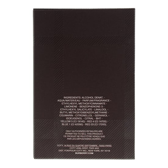 Burberry For Men Eau De Toilette Vaporizador 100 ml - Image 4