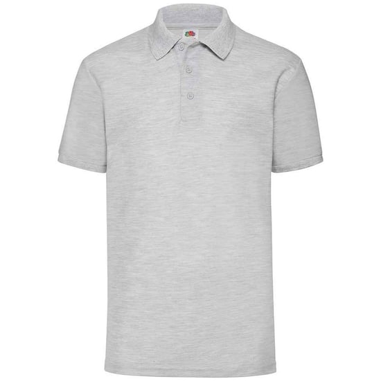 Fruit of the Loom Mens Pique Polo Shirt (Heather Grey) - Image 1