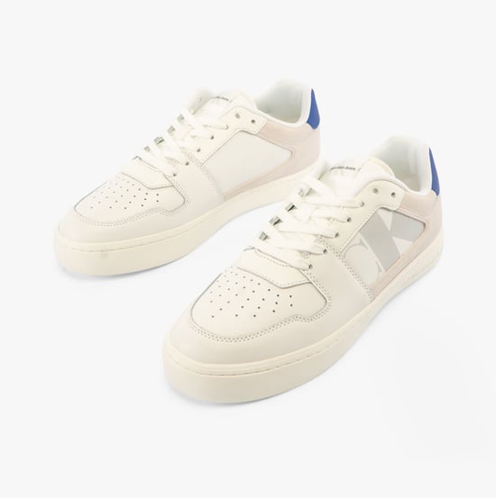Zapatillas Clásicas de Suela Cup para Hombre Blanco/Hongo/Azul Zafiro - Image 5