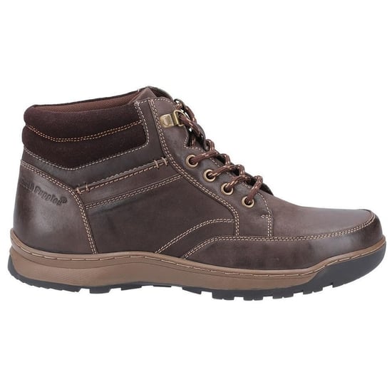 Hush Puppies Mens Grover Leather Boots (Brown) - Image 3