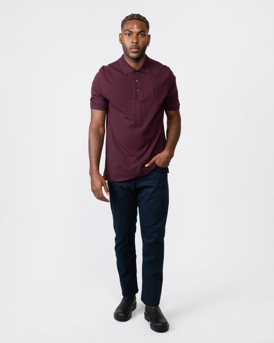 Polo borgona Tonal Eagle de Lyle & Scott - Image 3