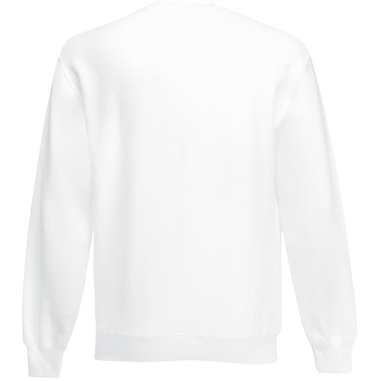 Fruit Of The Loom Mens Set-In Belcoro® Yarn Sweatshirt (White) - Image 2