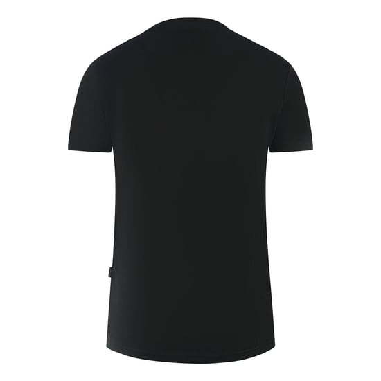 Aquascutum London 1851 Split Logo Black T-Shirt