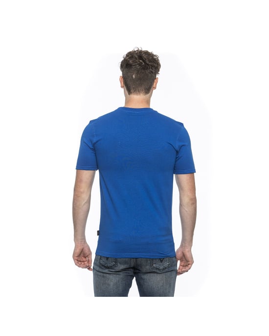 19V69 Italia Mens T-Shirt Blue Troy Royal Blue