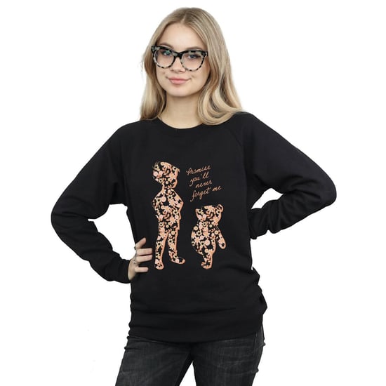 Disney Womens/Ladies Winnie The Pooh Promise You´ll Never Forget Sweatshirt (Black)