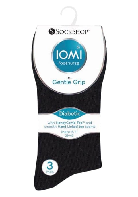 Calcetines diabéticos no elásticos para hombre, pack de 6, con costuras en los dedos unidas a mano - Image 2