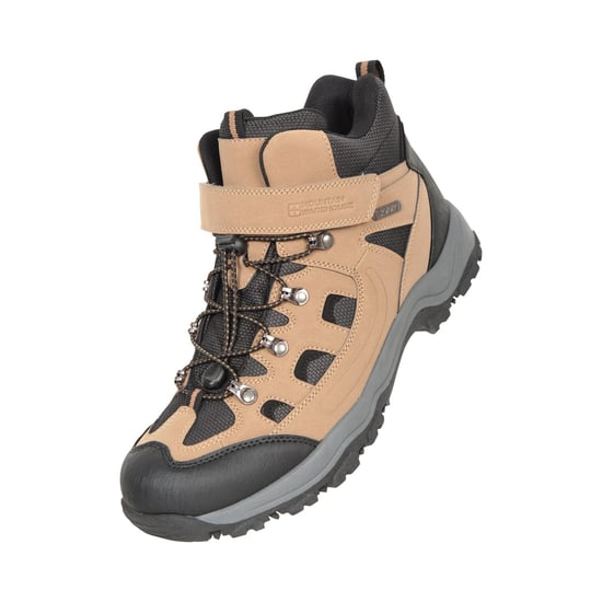 Mountain Warehouse Mens Adventurer Adaptive Faux Suede Waterproof Boots (Brown) - Image 1
