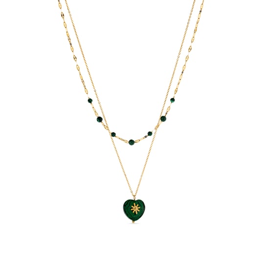 Necklace Luxenter Besya finished in 18k yellow gold