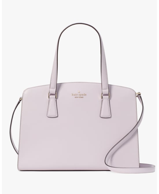 Perry Saffiano Leather Medium Triple Compartment Satchel