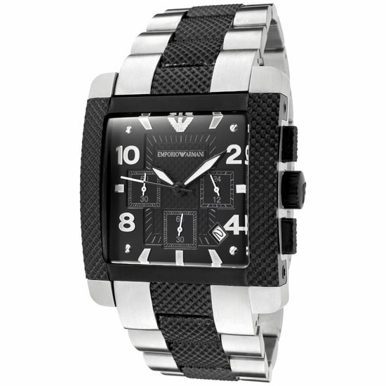 Emporio Armani Reloj de hombre Cuarzo plata negro - Image 1