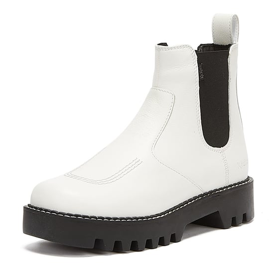 Patadas Kizziie Chelz Botas blancas para mujer - Image 3