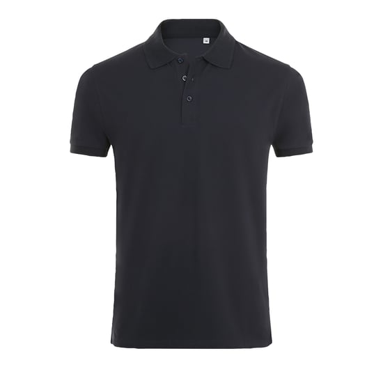 SOLS Mens Phoenix Short Sleeve Pique Polo Shirt (French Navy) - Image 1