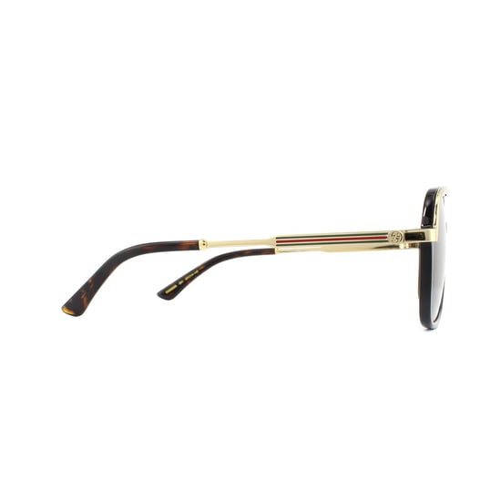 Gafas de sol Gucci GG0200S 001 Negro y Dorado Verde - Image 4