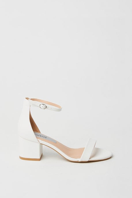 Thelma Ankle Strap Medium Block Heeled Sandals - Image 2