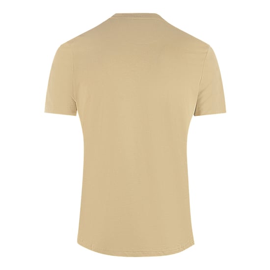 Camiseta beis con logo de la marca y bolsillo en el pecho de Lyle & Scott - Image 2
