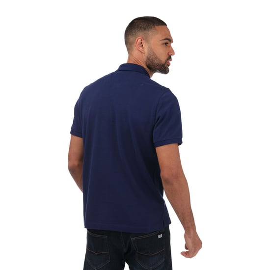 Men's Gant Regular Fit Shield Pique Polo in Navy