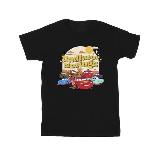 Disney Boys Cars Radiator Springs Group T-Shirt (Black) - Image 1