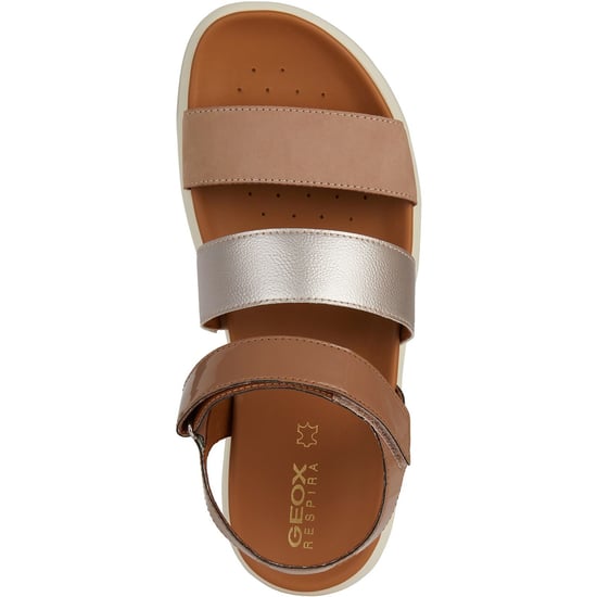 Geox D Xand 2.1S B Synthetic Women's Nude Sandals - Image 4