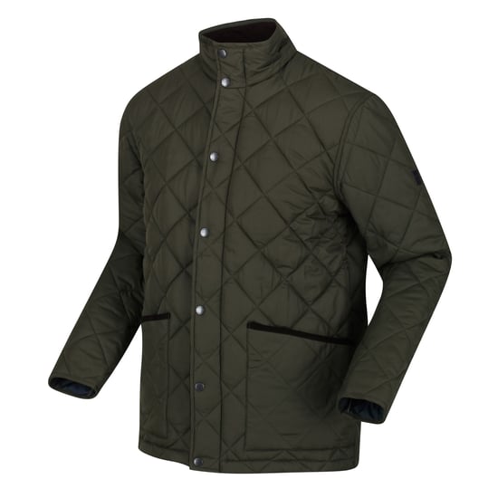 Regatta Mens Londyn Quilted Insulated Jacket (Dark Khaki)