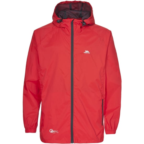 Trespass Adults Unisex Qikpac Packaway Waterproof Jacket (Grenadine) - Image 1
