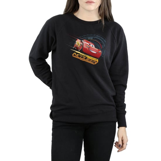 Disney Womens/Ladies Cars Lightning McQueen Sweatshirt (Black)