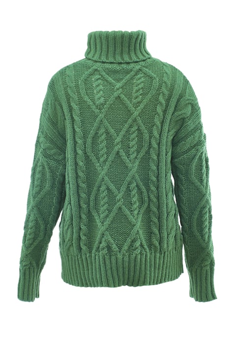 Mymo Turtleneck  pullover women green - Image 2